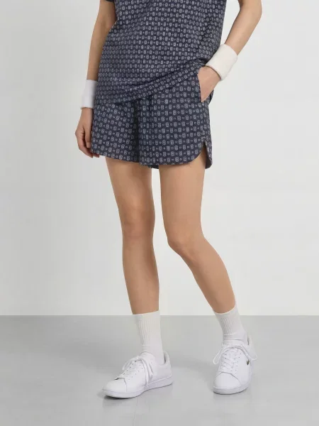 Lacoste Šortky tmavě modrá bílá