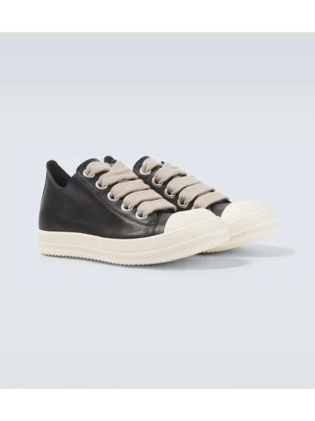 Sneakerși Rick Owens din piele negru