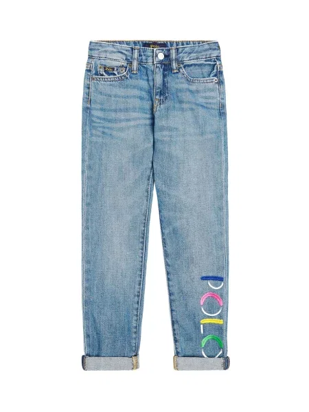 Τζιν με ίσιο πόδι Polo Ralph Lauren μπλε