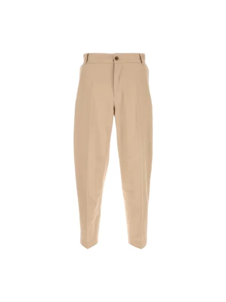 Spodnie Maison Kitsune beżowe