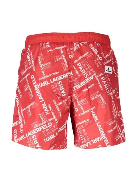 Kąpielówki Karl Lagerfeld Beachwear czerwone