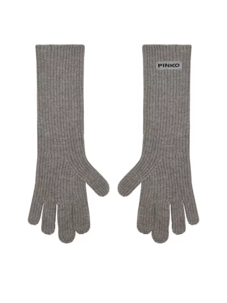 PINKO rokavice Grecia siva