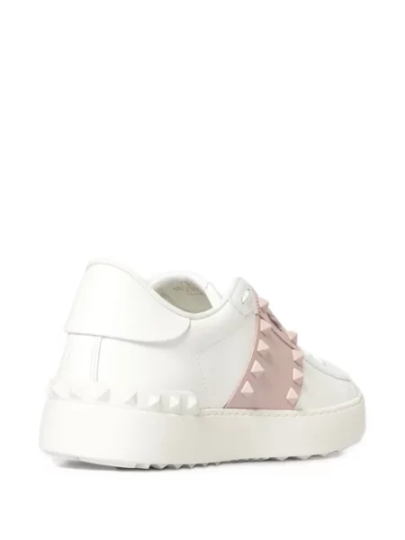 Δερμάτινα sneakers Valentino Garavani με καρφιά λευκό