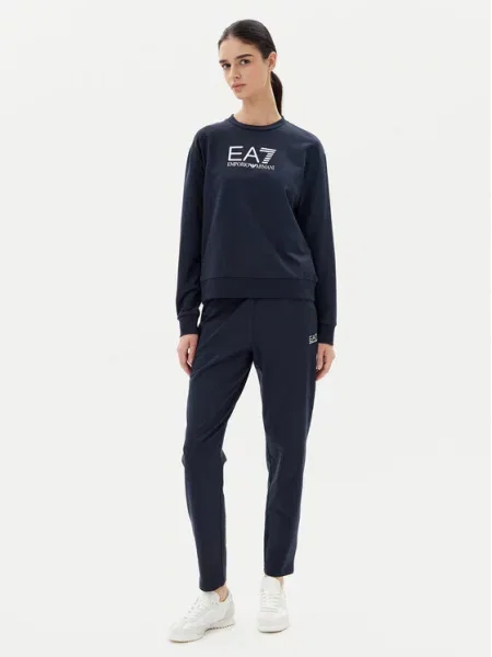 Костюмный спортивный костюм Ea7 Emporio Armani синий