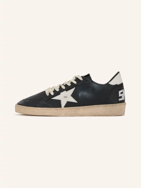 Golden Goose Sneakersy Ball Star schwarz białe