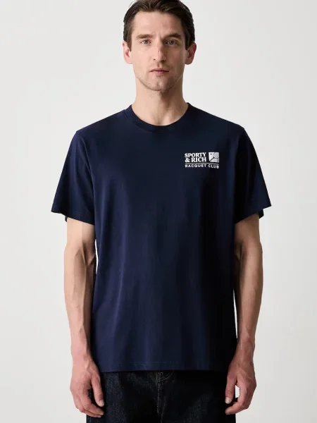 Sporty & Rich Promo t-shirt μπλε