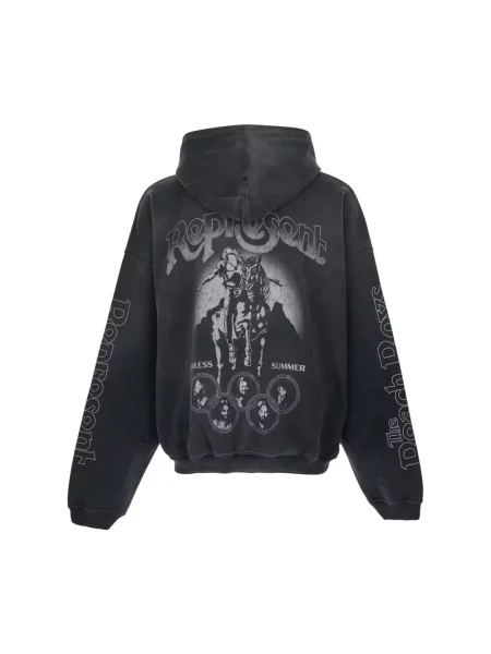 Sweter Represent z kapturem czarny