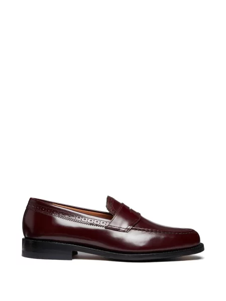 Pantofi loafer G.h.bass din piele roșu