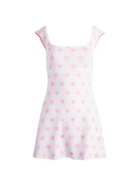 Sukienka mini Skims koronkowa w serca
