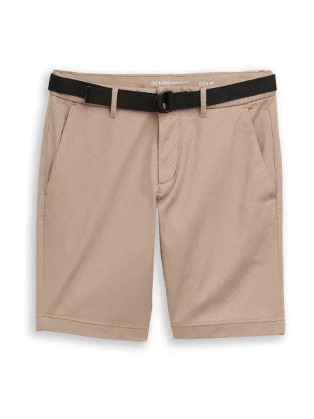 TOM TAILOR DENIM Chino kalhoty béžová