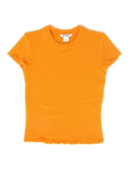 Футболка Monki оранжевая