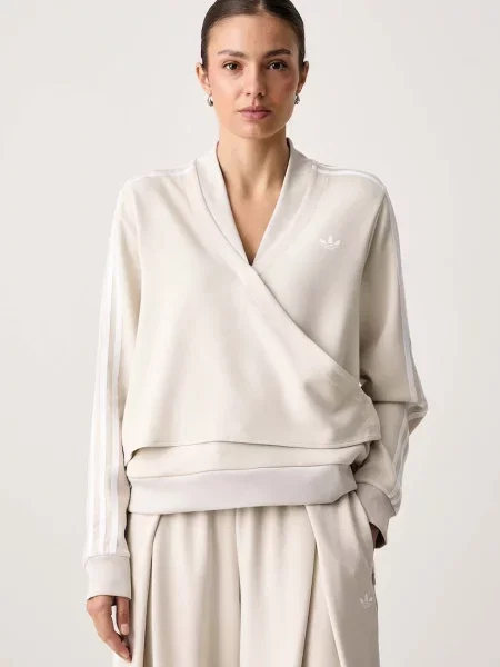 Adidas Originals hanorac pentru femei Adiluna Season 2 x Jennie bej