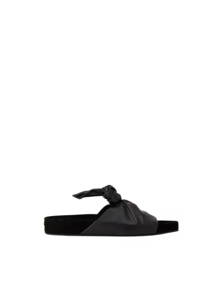 Klapki mules Lanvin czarne