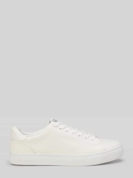 Sneakersy o niskim kroju z naturalnej skóry model BODIL' Marc O'polo białe