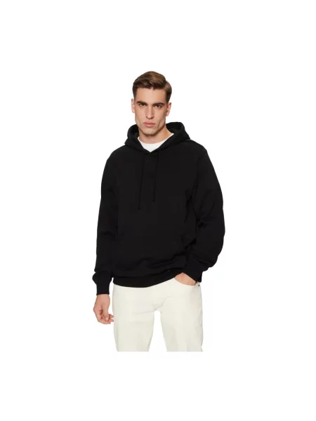 Jeansy Guess z kapturem z długim rękawem czarne