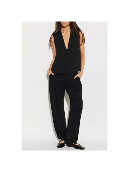 Spodnie Emporio Armani czarne