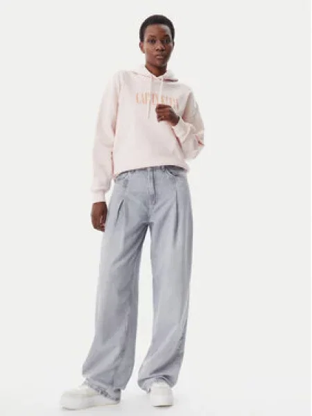 Calvin Klein Jeans Mikina Varsity růžová