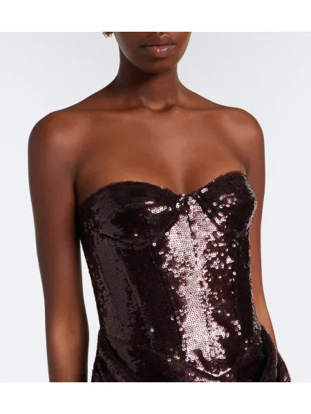 Rochie The New Arrivals Ilkyaz Ozel drapată maro