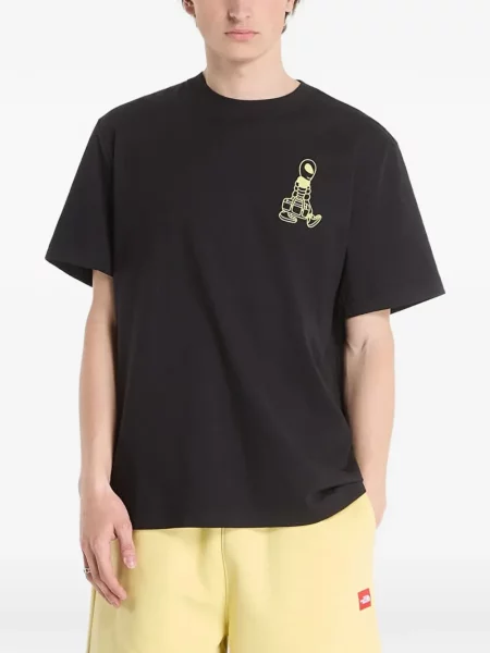 Tricou The North Face cu imagine negru