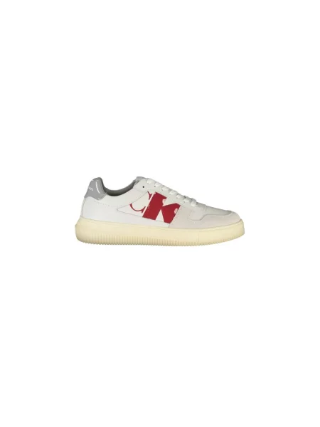 Trampki Calvin Klein skórzane eleganckie białe