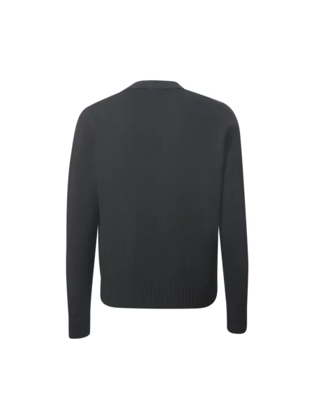 Sweter Alpha Studio wełniany czarny