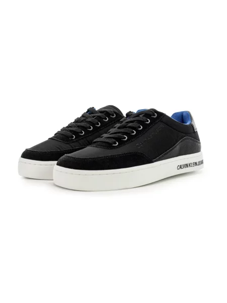 Sneakersy z nadrukiem z logo Calvin Klein Jeans czarne
