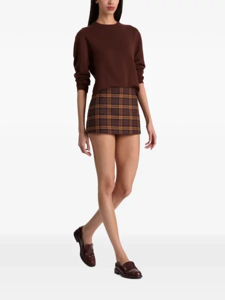 Pledinės šortai Alice + Olivia ruda