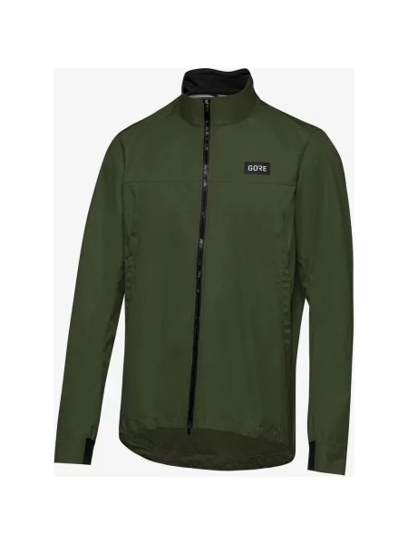 Kurtka GOREWEAR Windstopper na co dzień w kolorze ciemnozielonym S zielona