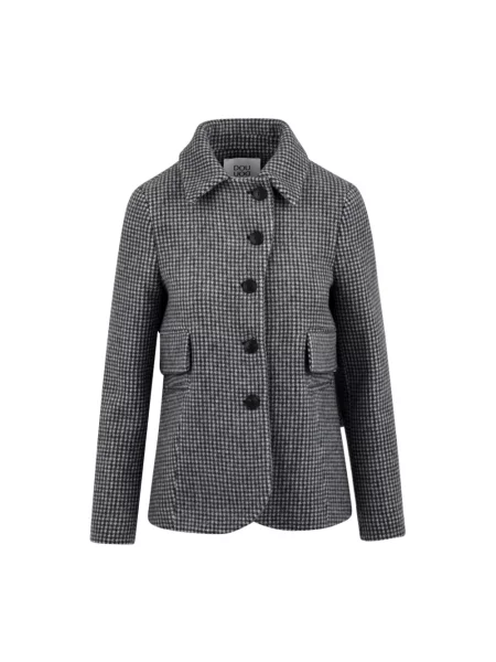 Kurtka Douuod Woman w kratkę