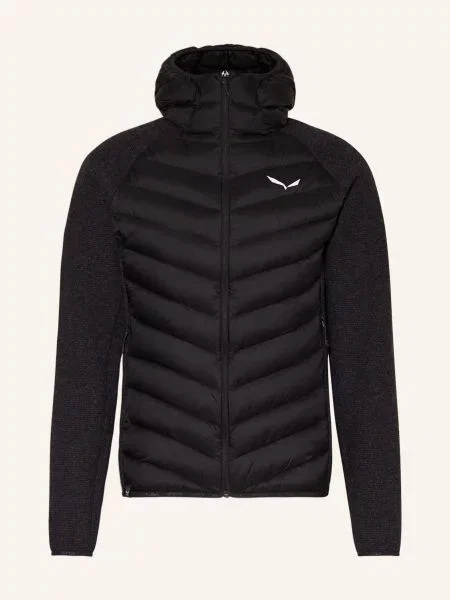 Hybridní bunda Salewa Fanes Sarner/Rds Dwn Hyb black out černá