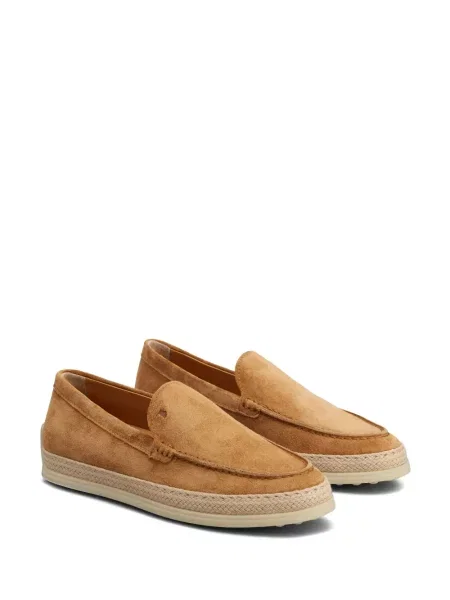 Zomšinės espadrilės Tod's ruda