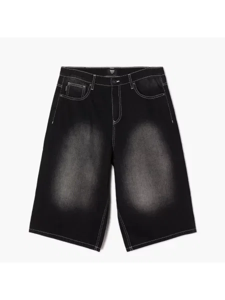 Джинсовые шорты Cropp черные
