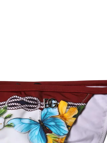Φλοράλ μπικίνι Dolce & Gabbana με σχέδιο λευκό