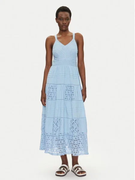 Iconique Rochie de vară celest albastru