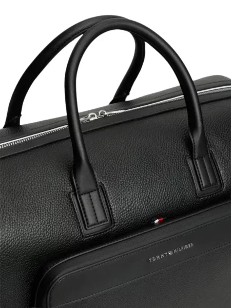 Torba Tommy Hilfiger s autogramom crna