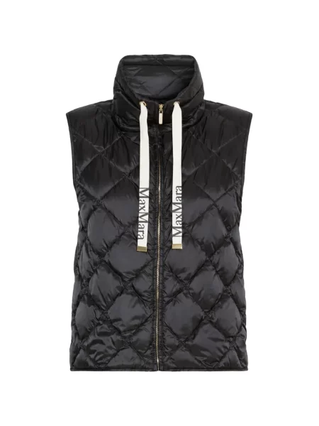 Matlasat vestă Max Mara negru