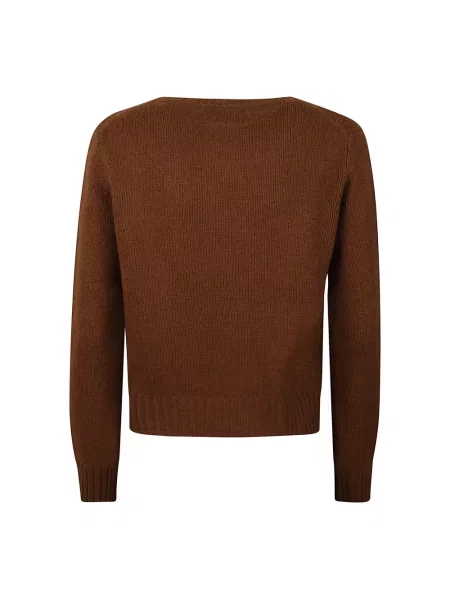 Sweter Be You z kaszmiru brązowy