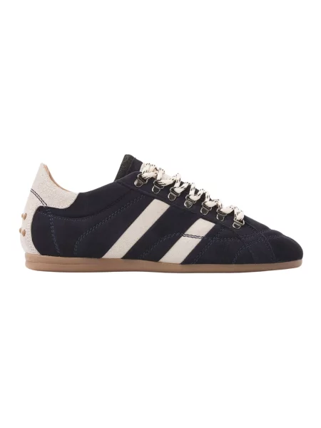 Sneakersy Via Vai skórzane niebieskie