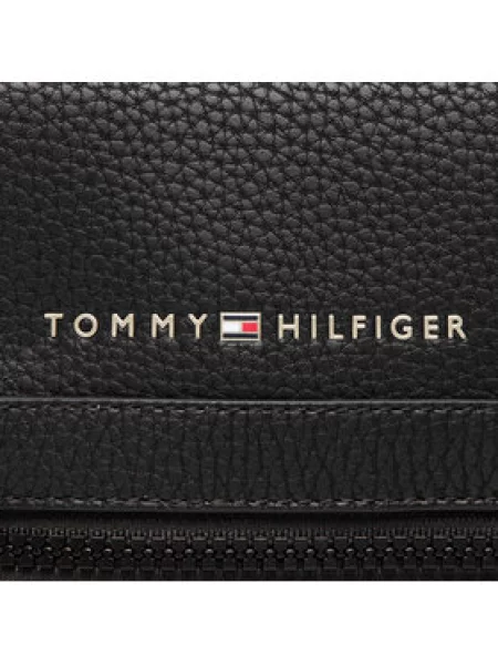 TOMMY HILFIGER Taška přes rameno Essential červená / černá bílá