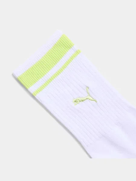 Носки Puma в полоску зеленые