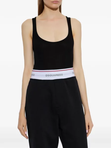 Body Dsquared2 tricotate cu autograf negru