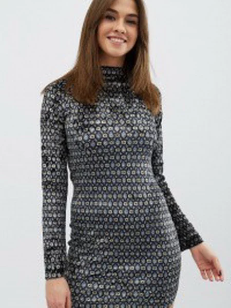 CARICA Сукня міні чорний