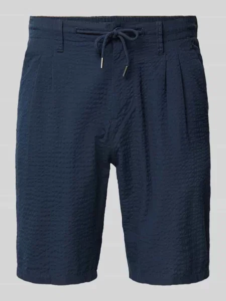 Szorty o kroju regular fit z fakturowanym wzorem model ‘LEO LIFE’ Only & Sons