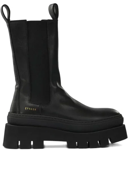 Botine Copenhagen cu platformă negru