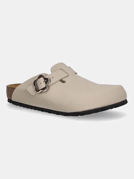 Natikači Birkenstock Boston Flower Buckle S bež