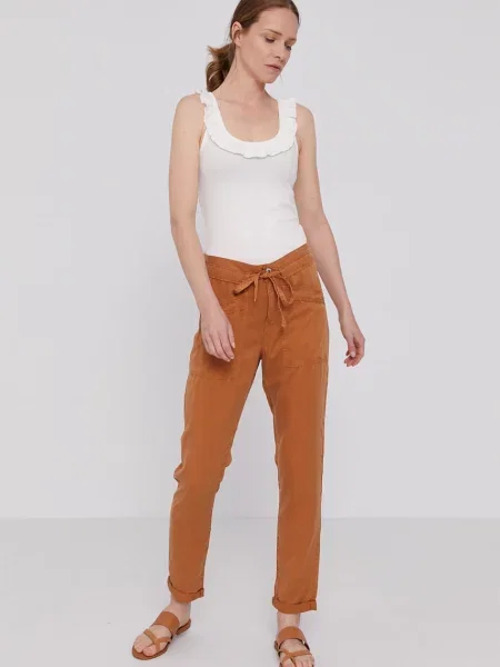 Pepe Jeans Hlače Dash rjava