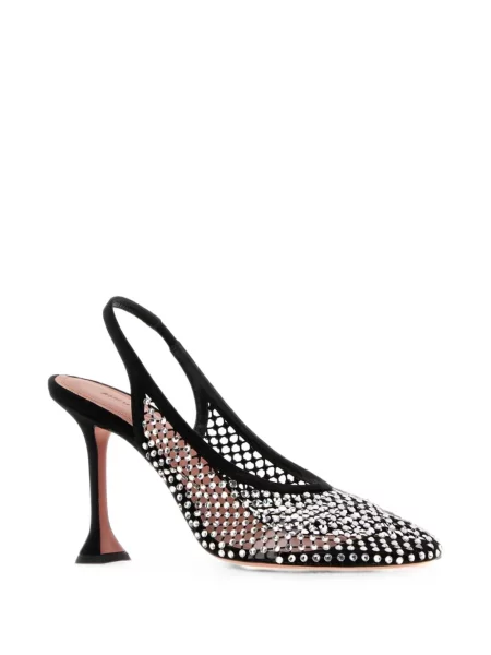 Pantofi cu toc Amina Muaddi negru