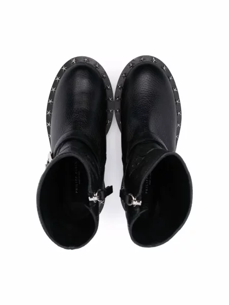 Botki dziecięce Philipp Plein czarne