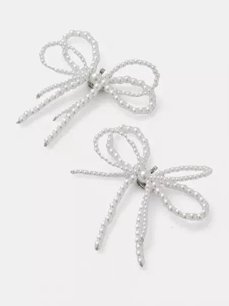 Значки за обувки Aldo PEARLYCHARM бяло