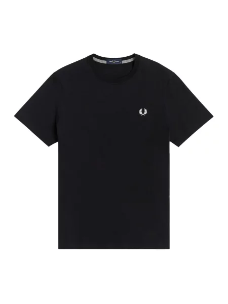 Fred Perry t-shirt Ringer T-Shirt z aplikacją czarny